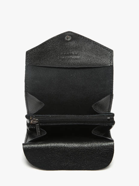 Portemonnee Leder Etrier Zwart etincelle irisee EETI5018 ander zicht 1